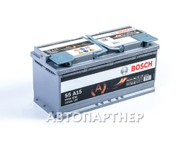 BOSCH S5 A15 605 901 095 AGM 12В 6ст 105 а/ч оп